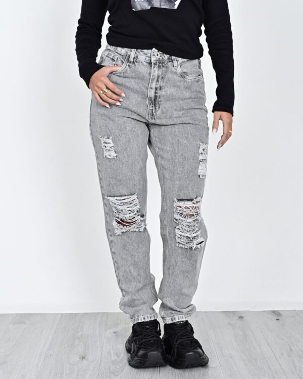 684- Jeans Mom Tiro Alto - Imagen 3