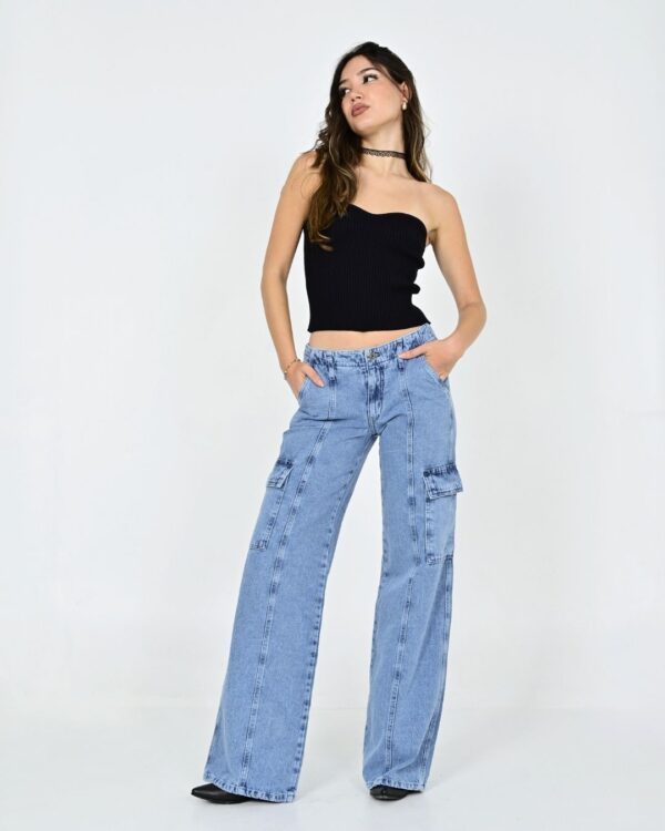 655 - Jeans Cargo Recto