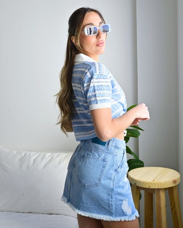 841- Pollera Con Pinza - Imagen 2