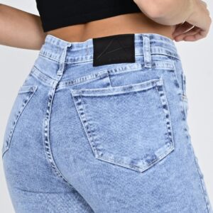 776 – Jeans Tobillero Tiro Medio