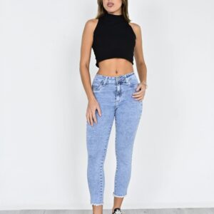 776 – Jeans Tobillero Tiro Medio