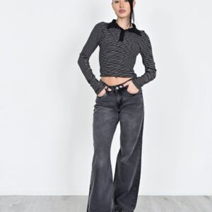 938 – Wide leg Tiro Medio