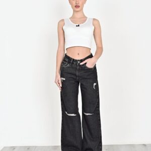 928 – Wide leg Tiro Medio