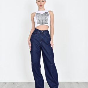 922– Jeans Baggy con pinza