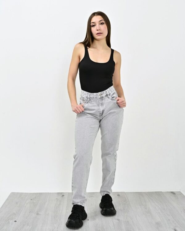 843 - Jeans Mom Tiro Alto