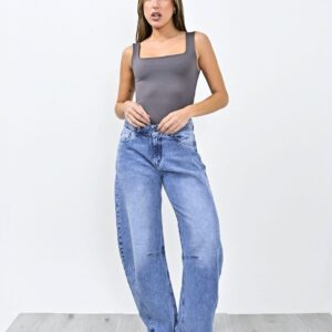 991– Jeans Barrel Tiro Medio