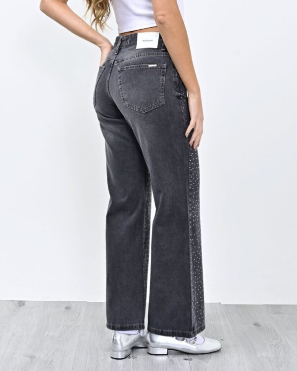 937- Wide Tiro Bajo con Strass - Imagen 4